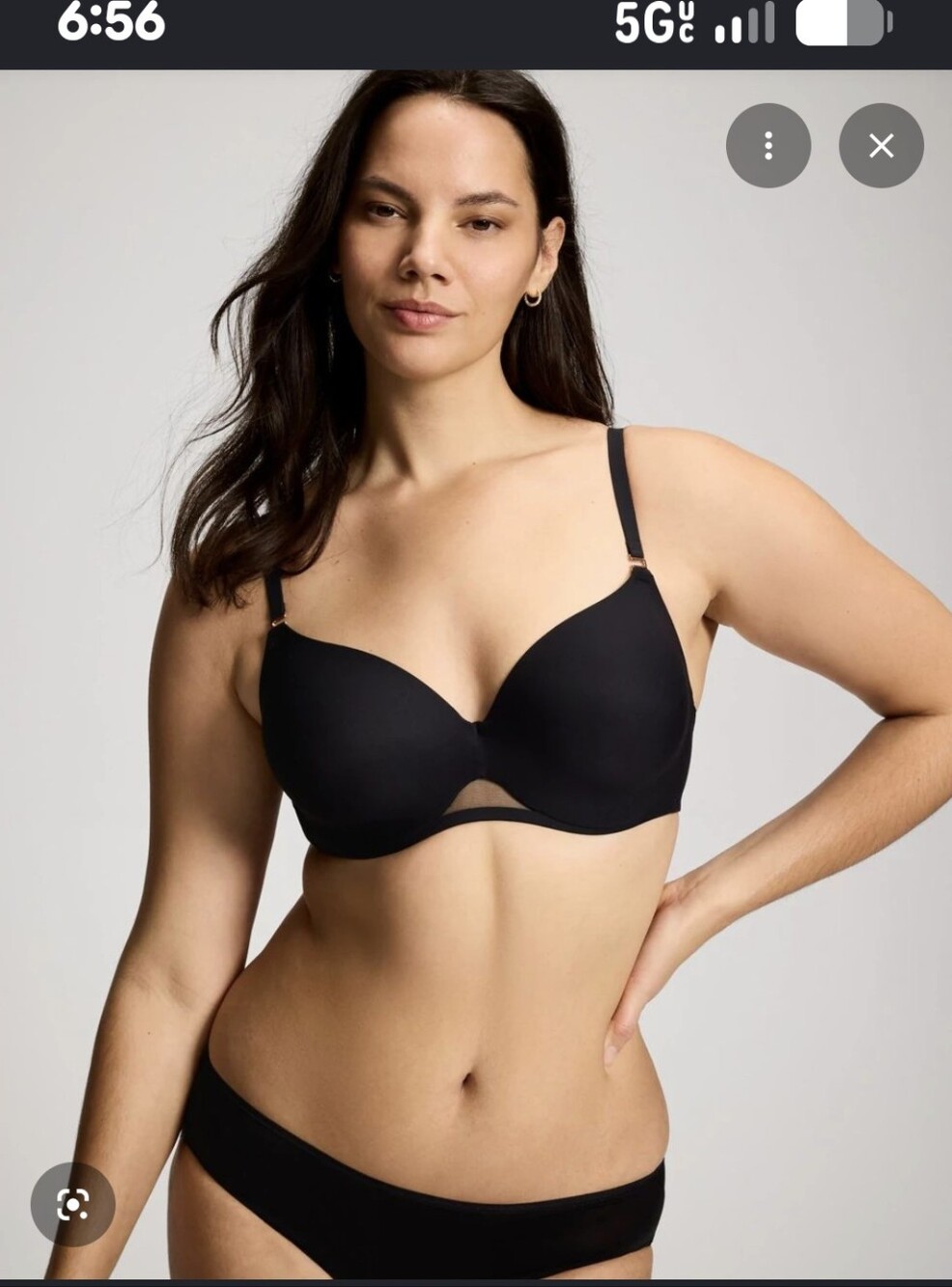 Soma Bodify Perfect Coverage Black Bra New With Tags. Size 42D